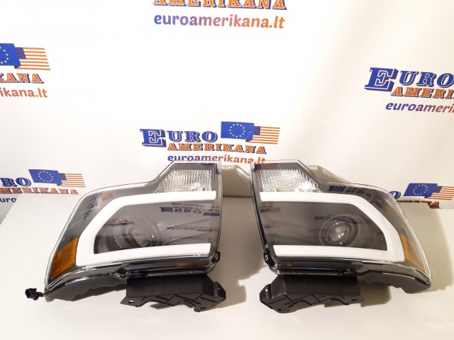 Raptor LED Tube DRL Projector Headlights Headlamps